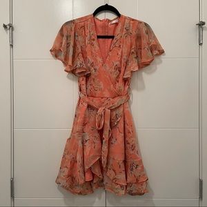 Petal & Pup floral wrap dress